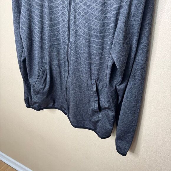 Nike Hoodie Mens XL Full Zip Gray Lightweight Dri Fit Running Performance - Picture 11 of 11